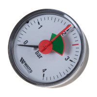 Аксиальный манометр Watts F+R101 0-4 bar, корпус 50 мм 10008089