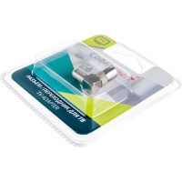 Переходник Cablexpert, F/TV, 90 градусов, блистер, APL-FTVF-02