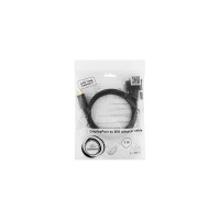 Кабель Cablexpert, DisplayPort-DVI, 1м, 20M/25M, черный, экранированный, пакет, CC-DPM-DVIM-1M