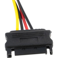 Кабель питания Cablexpert SATA 15см, sata 15pin/molex 4pin, медн.проводник, пакет, CC-SATA-PS-M