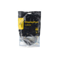 Кабель Cablexpert DisplayPort v1.3, 20M/20M, 2м, черный, экран, пакет CC-DP3-2M