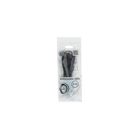 Аудио кабель Cablexpert Jack 3.5(M)/Jack 3.5(M), 3pin, 2м, черный, пакет CCA-404-2M