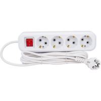 Удлинитель UNIVersal S-304 ПВС 3*1, 4 гнезда, с/з, выключатель 3м 9631990
