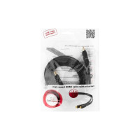 Кабель Cablexpert HDMI v2.0, 19M/19M, 1.8м, медь, позол.разъемы, экран, плоский кабель, черный CC-HDMI4F-6