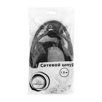 Кабель питания Cablexpert, 1.8 м, Schuko-С19, 16 А, черный, с заземлением, PC-186-C19