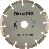 Диск отрезной алмазный Бетон (150х22.23 мм) Almarez 300150