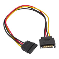 Удлинитель кабеля питания Cablexpert, 15pin/15pin, 30см SATA CC-SATAMF-01