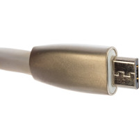 Кабель Cablexpert серия Gold USB 2.0 AM/micro-B, длина 3м, белый, блистер CC-G-mUSB01W-3M