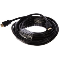 Кабель Cablexpert HDMI v2.0, 19M/19M, 10м, медь, черный, позолоченные разъемы, экран, пакет CC-HDMI4-10M