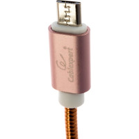 Кабель Cablexpert USB 2.0 AM/microB, серия Gold, длина 0.5 м, золото, блистер, CC-G-mUSB02Cu-0.5M