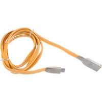 Кабель USB 2.0 Cablexpert, AM/microB, серия Gold, длина 1м, блистер, золотой CC-G-mUSB01Gd-1M