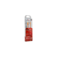 Кабель Cablexpert USB 2.0 AM/microB, серия Silver, длина 1 м, оранжевый, блистер, CC-S-mUSB01O-1M