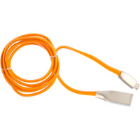 Кабель Cablexpert USB 2.0 AM/microB, серия Gold, длина 1 м, оранжевый, блистер CC-G-mUSB01O-1M