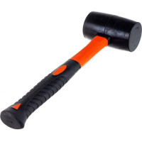 Киянка HARDEN резиновая, черная, фибергласовая ручка, 500 гр. 590415