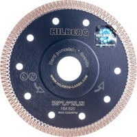 Диск алмазный отрезной Hilberg турбо ультратонкий 125x22.23 Super Hard X-type HM620