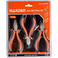 Набор шарнирно-губцевого инструмента HARDEN для точных работ, 3 предм. 560309