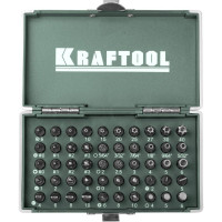 Набор кованых торсионных бит KRAFTOOL X-Drive Cr-Mo, система насечек "NSS", 50 предметов, в боксе 26065-H50