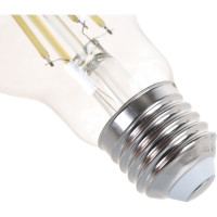 Светодиодная лампа General Lighting Systems Филамент прозрачный E27 10Вт 230В 960Лм 6500К Холодный белый свет Груша GLDEN-A60S-10-230-E27-6500 649300