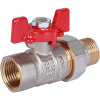 Шаровой кран с американкой ROMMER 1/2", ВН/НР, RBV-0005-0510215, RG008UB5BJ9TAM