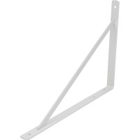 Усиленный кронштейн MFK-TORG модель 9 500х340 4мм белый SB-06 К-26