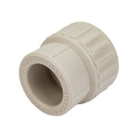 Муфта комбинированная с внутренней резьбой VALFEX PP-R серая, 25 мм х1/2" 10129125Г 127-0355