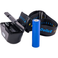 Налобный светодиодный аккумуляторный фонарь 3W LED + 3W COB, DolleX FIS-21