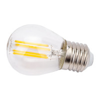 Светодиодная нитевидная лампа Фарлайт прозрачная, шар G45 11Вт 2700К Е27 FAR000128