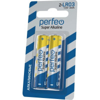 Алкалиновые батарейки Perfeo LR03 mini, 2 шт., на блистере 30008801