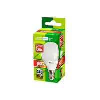 Светодиодная лампа Jazzway PLED-ECO 5Вт G45 шар матовая 4000К нейтральный белый E14 400лм 230В/50Гц 1036926A