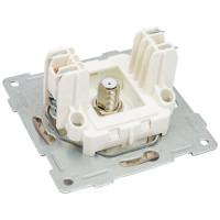 Механизм антенной розетки GUSI ELECTRIC Ugra одинарной, СУ, шампань С11А1-027