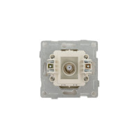 Механизм антенной розетки, GUSI ELECTRIC Bravo одинарной, СУ, шампань С10А1-027