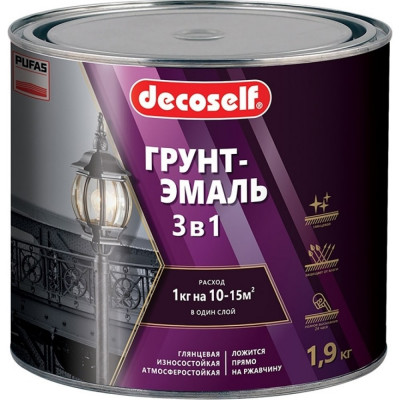 Грунт-эмаль ПУФАС Decoself тов-200093