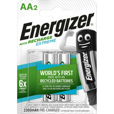 Energizer Бат. Extreme NH15/AA 2300 2 шт/бл Pre-Ch 7638900416886