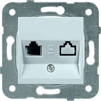 Panasonic МОДУЛЬ Розетка TF серебро Karre Plus 54873 WKTT0402-2SL