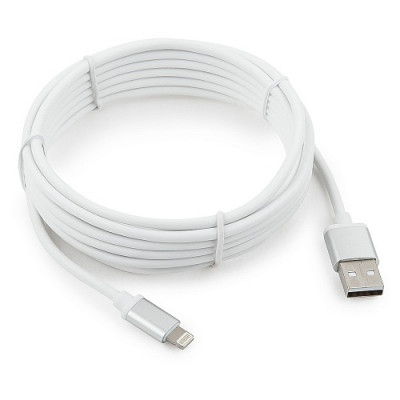 Кабель для Apple Cablexpert Silver CC-S-APUSB01W-3M