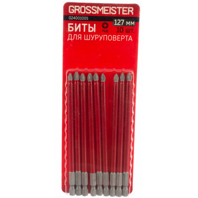 Биты для шуруповерта GROSSMEISTER 024001005