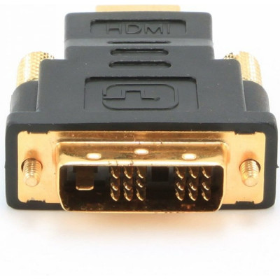 Cablexpert Переходник HDMI-DVI 19M/19M золотые разъемы пакет A-HDMI-DVI-1