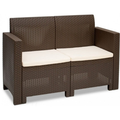 B:rattan Комплект мебели NEBRASKA SOFA 2 /2х местный диван/, венге 9070.3