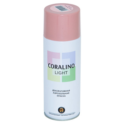 CORALINO LIGHT Краска аэроз. декоративная , Нежно розовый CL1009