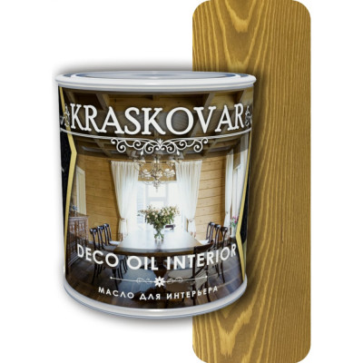 Kraskovar Масло для интерьера Deco Oil Interior Дуб 0,75л 1093