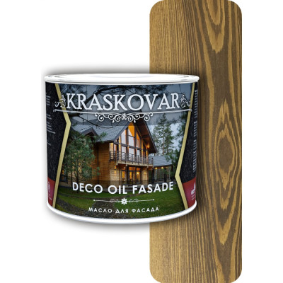 Kraskovar Масло для фасада Deco Oil Fasade Орех 2,2л 1158