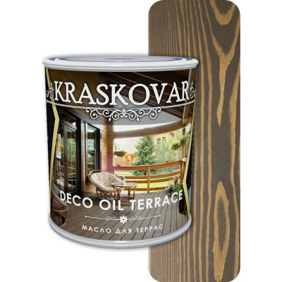 Kraskovar Масло для террас Deco Oil Terrace Палисандр 0,75л 1123