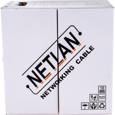 Кабель NETLAN EC-UU004-5E-PVC-GY