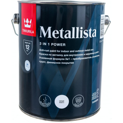 Краска по ржавчине Tikkurila METALLISTA 700011702