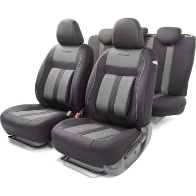 Авточехлы AUTOPROFI CUSHION COMFORT CUS-1505 BK/GY