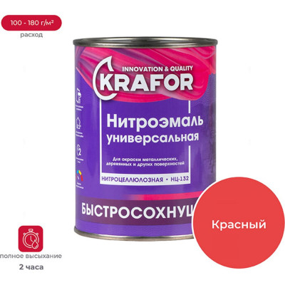 Эмаль KRAFOR НЦ-132 26493