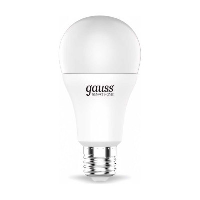 Gauss Умная лампа Smart Home A60 E27 10W 1055lm 2700-6500К RGBW +диммирование LED 1180112