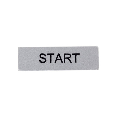 Emas Табличка START, пластик BET08START