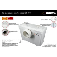 Вихрь Канализационный насос КН-500 68/9/2