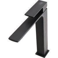 Смеситель для раковины ORANGE Lutz черный M04-121b